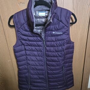 Columbia Deep Purple Quilted Vest
